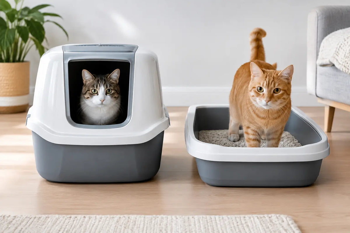 Caixa fechada ou aberta para gatos: qual escolher?