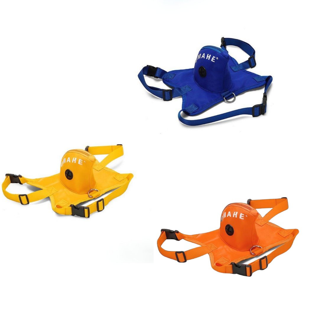 Peitoral com Mochila Tubarão