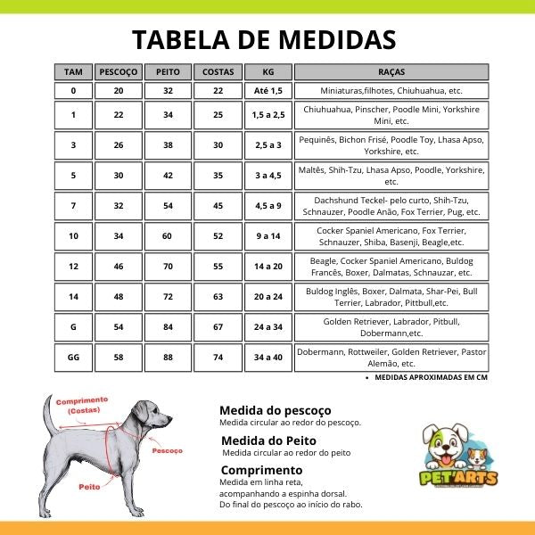 Roupa Pet Basico Flick