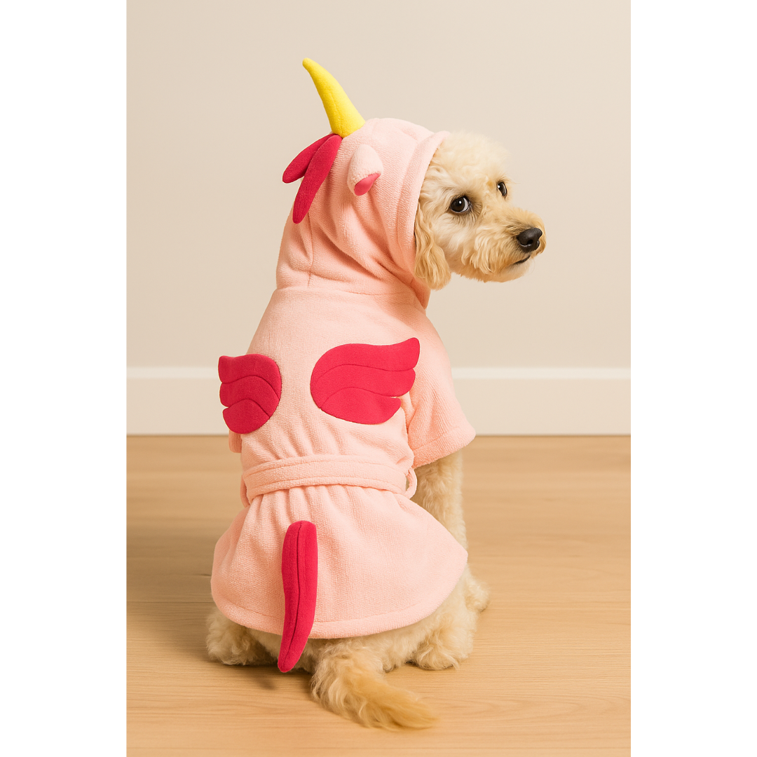 Roupao Unicornio Pet