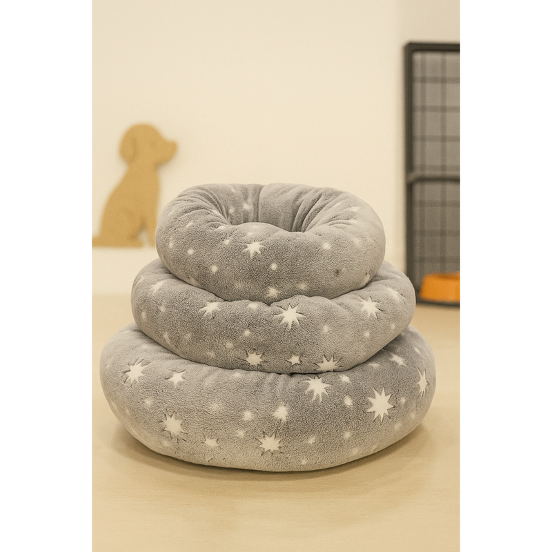 Cama Nuvem Estrela Cinza