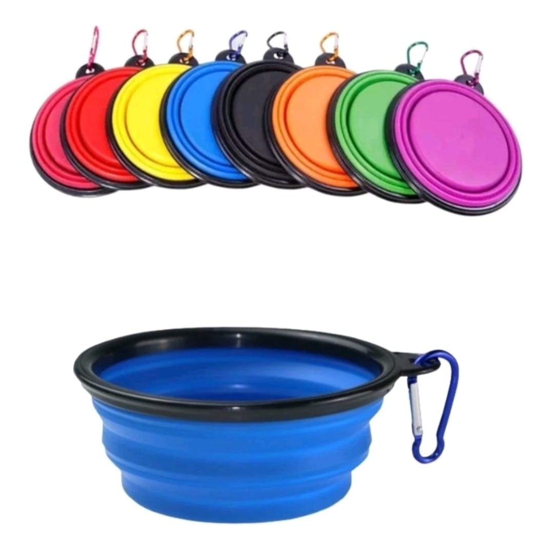 Prato Retrátil Pet Água Ração