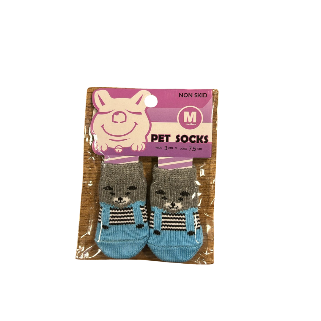 Meia Pet M - Cinza Urso