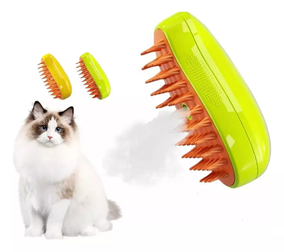 Escova Com Vapor Gatos