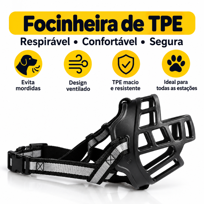 Focinheira Pet em TPE