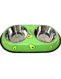 Comedouro Duplo Inox GG