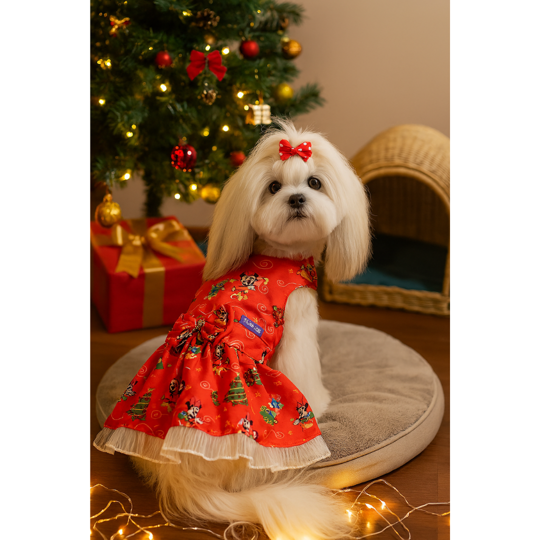 Vestido de Natal Mickey