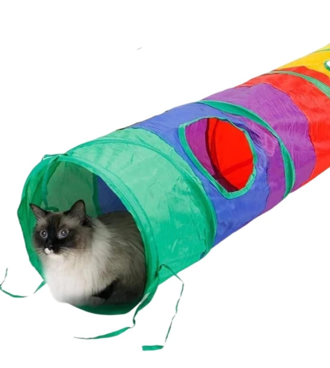Túnel Colorido Para Gatos