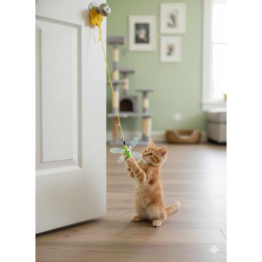 Elastico Libelula Para Gatos