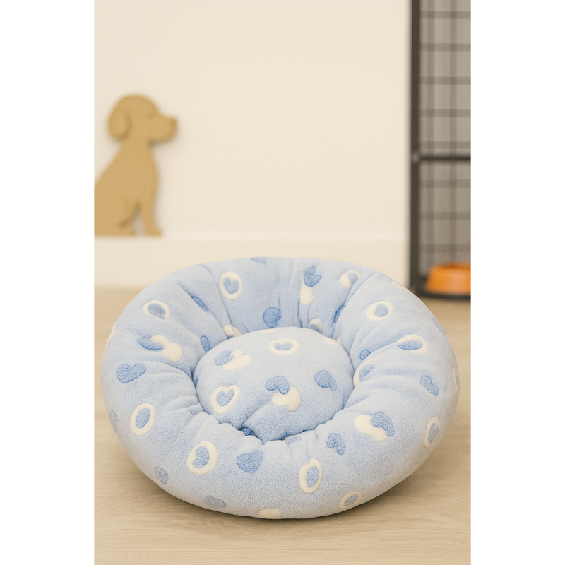Cama Nuvem Coração Azul