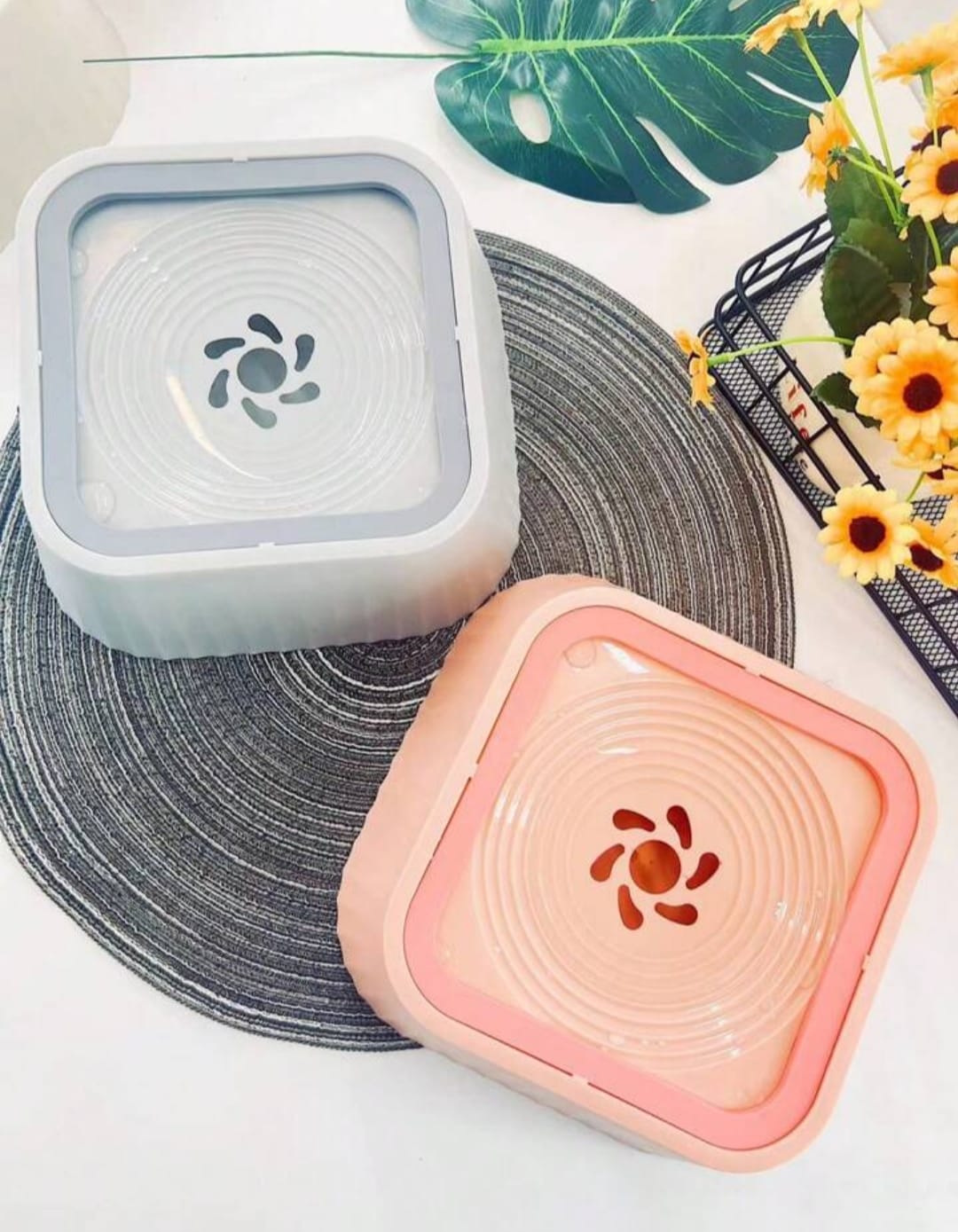 Bebedouro Pelos Longos Para Cães Cor:Rosa