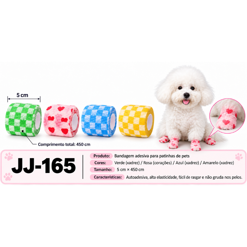 Bandagem Autoadesiva para Pets