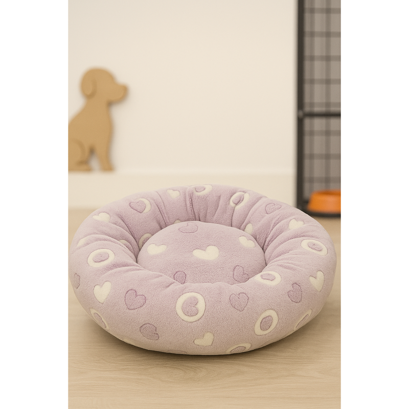 Cama Nuvem Coração Roxo