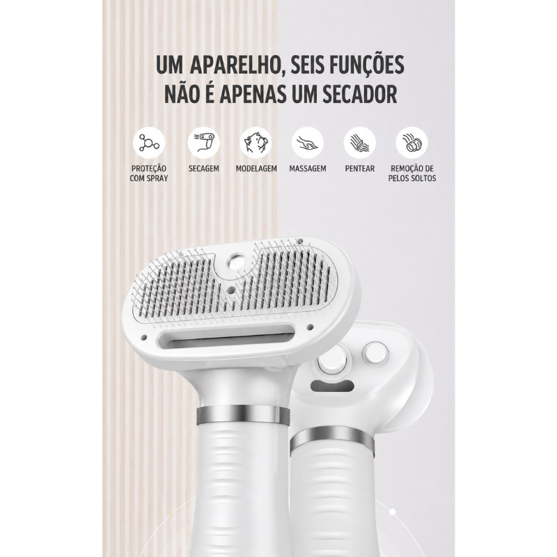 Secador de Pelos 6 em 1 Pet