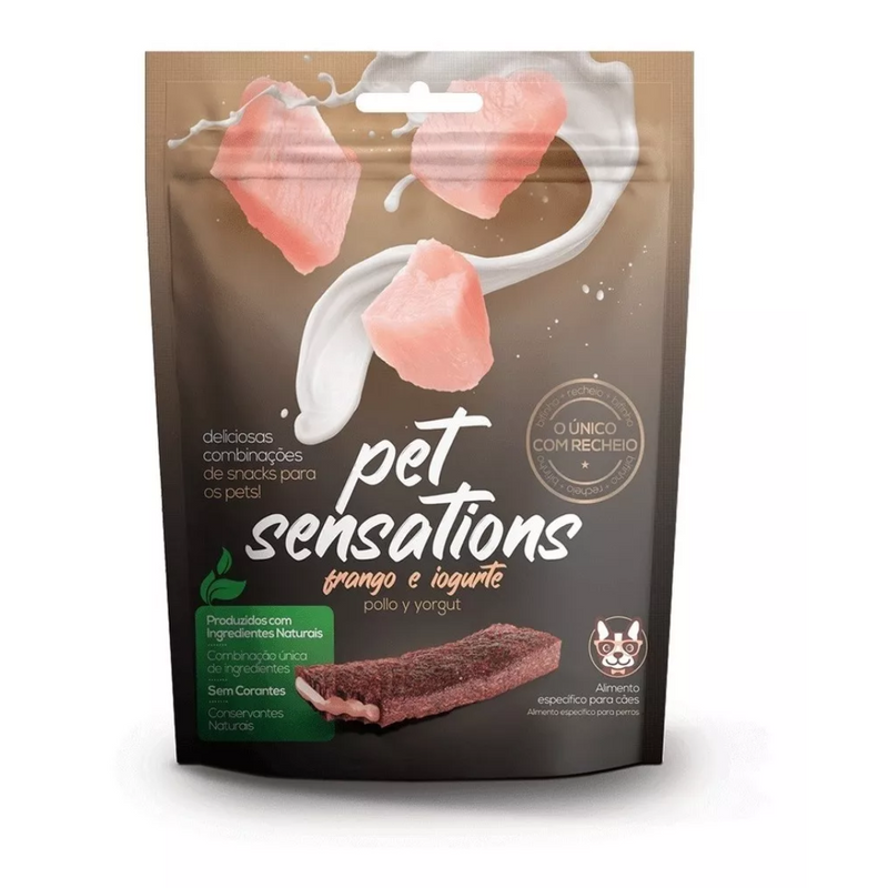 Bifinho Pet Sensations Frango e Iogurte 65g