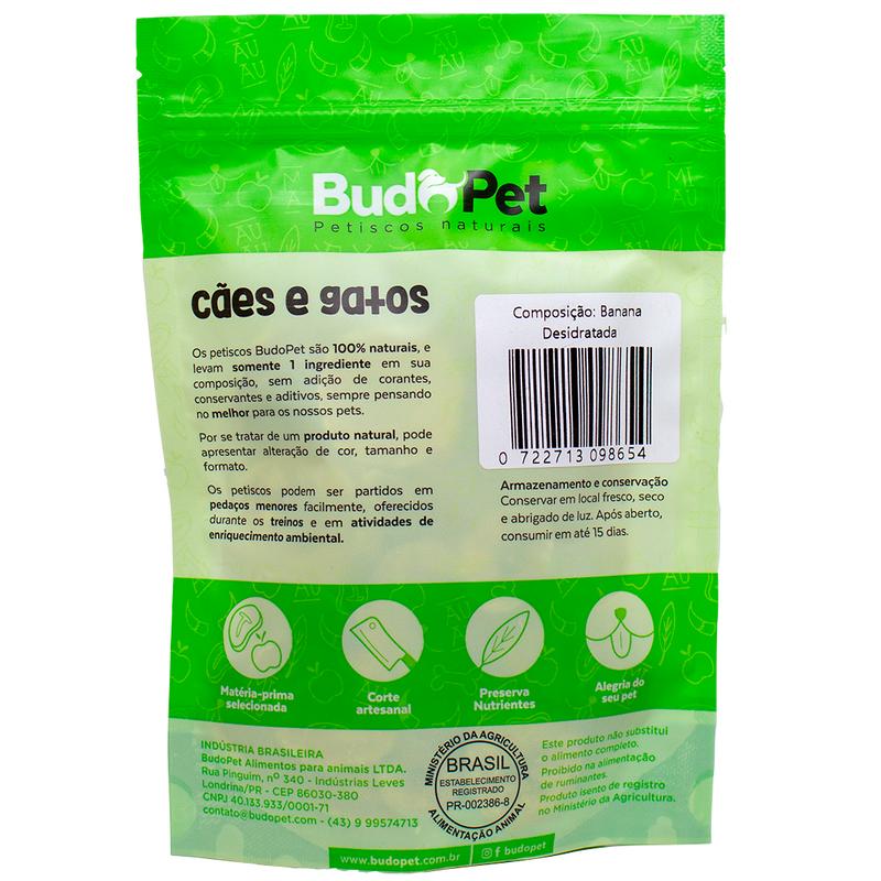 Snack Banana - 80g - Budopet