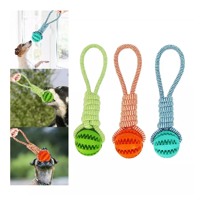 Puxador Bola Recheável Pet