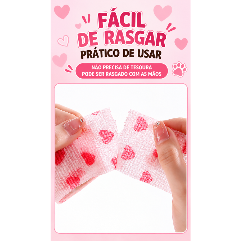 Bandagem Autoadesiva para Pets