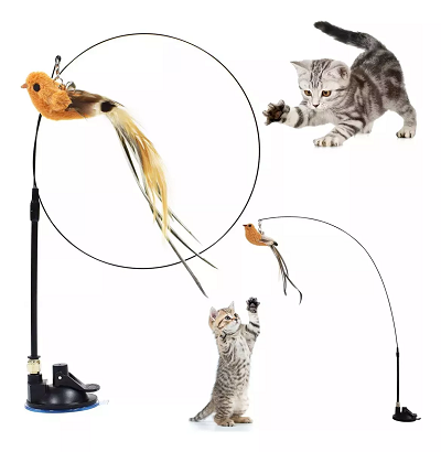 Varinha com Ventosa Pássaro Gatos