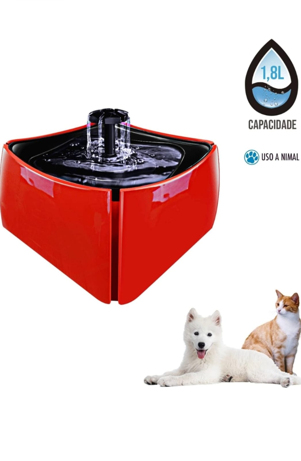 Fonte Automática De Agua Para Gatos