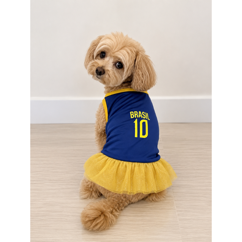 Vestido Brasil Copa Camisa 10