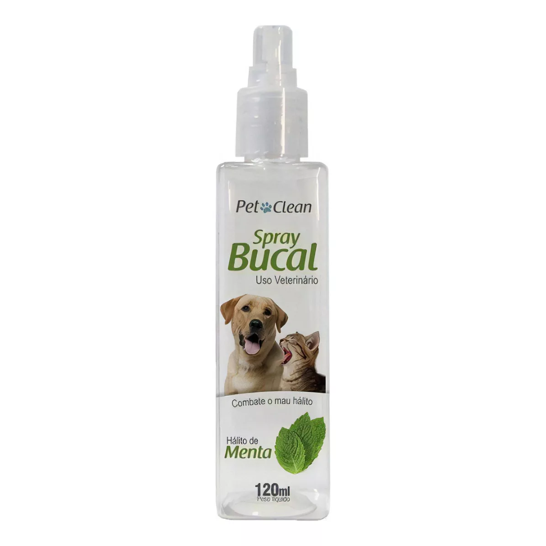 Spray Bucal Pet Clean Para Cães E Gatos 120 ML