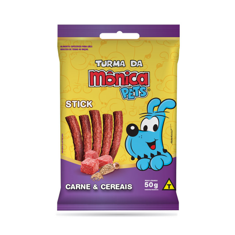 TURMA DA MONICA STICK CARNE E CEREAIS 50GR