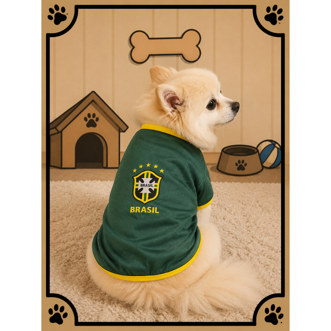 Camisa Brasil Copa Brasão