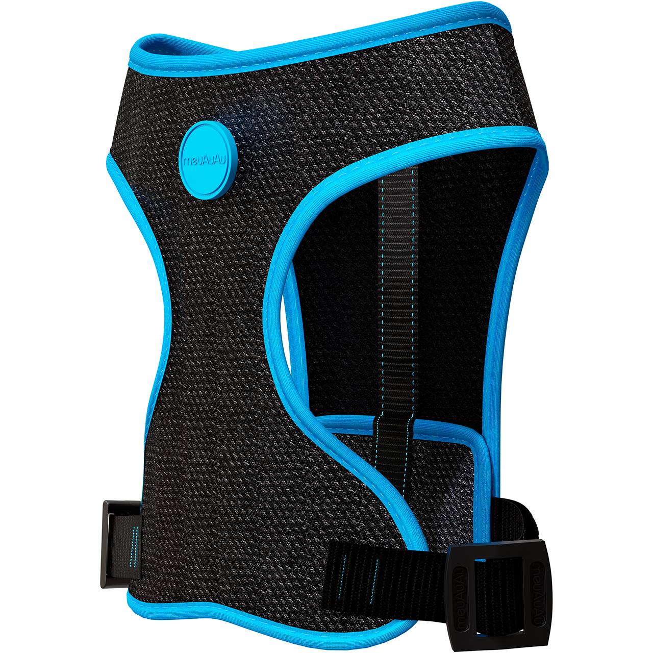 PEITORAL MEUAUAU NEON AZUL