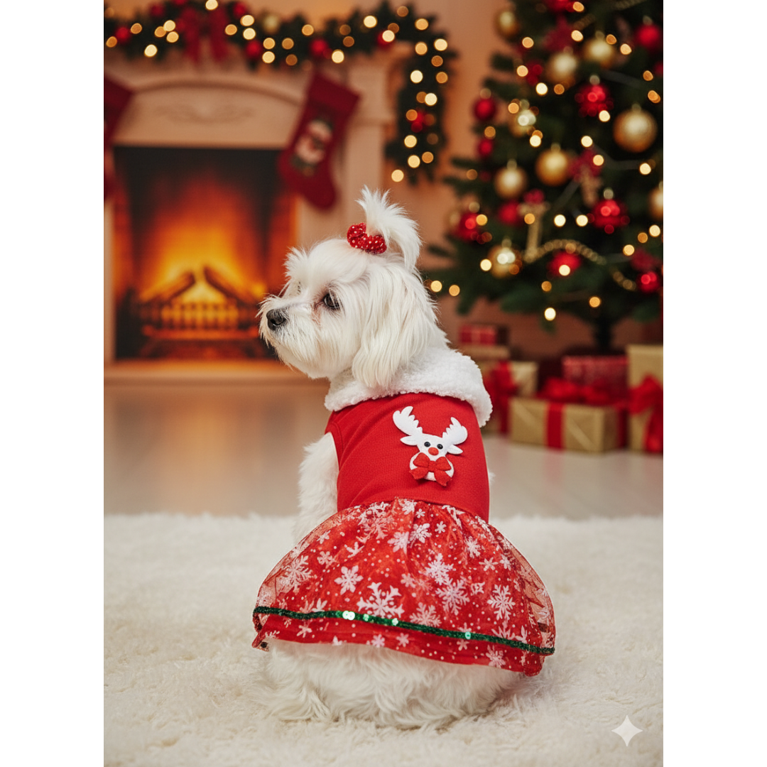 Vestido De Natal Rena