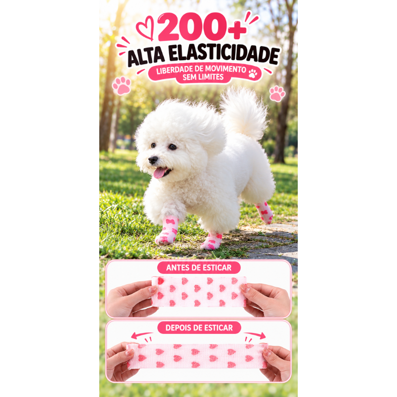 Bandagem Autoadesiva para Pets