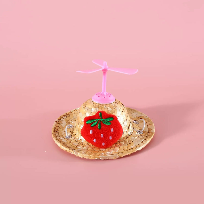 Chapeu de Palha Morango