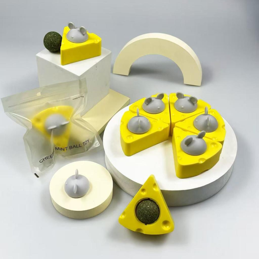 Lambedor Catnip Gatos Queijo