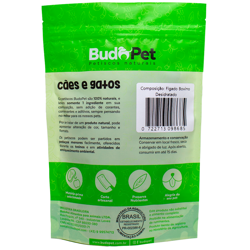 Stick de Figado - 80g - Budopet