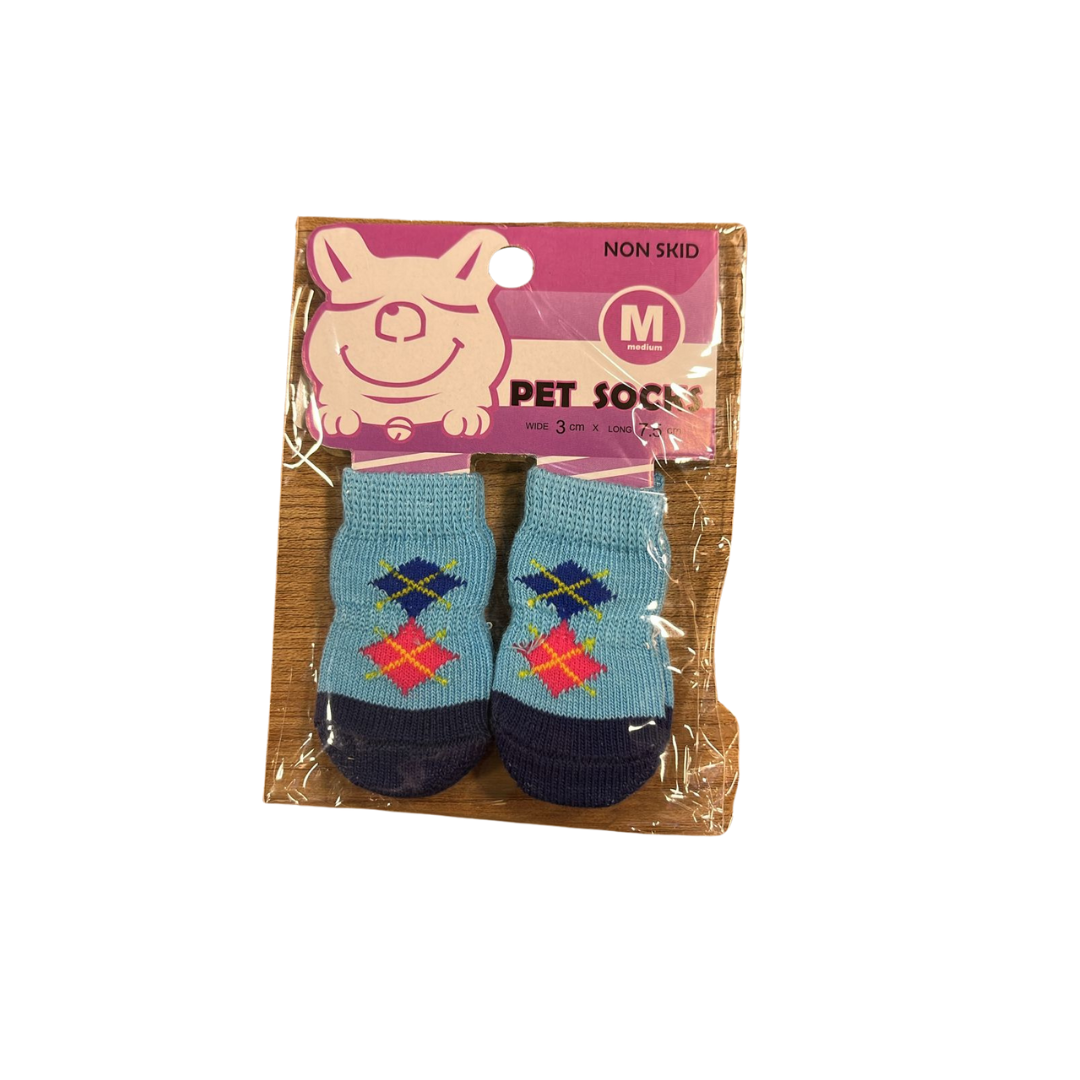 Meia Pet M - Azul Pipa