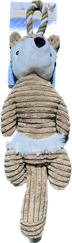 Pelúcia Lobo Para Cães e Gatos