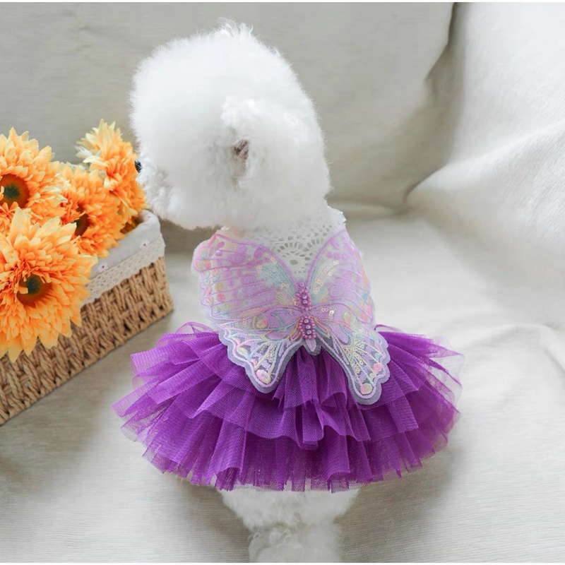 Vestido Borboleta Roxo