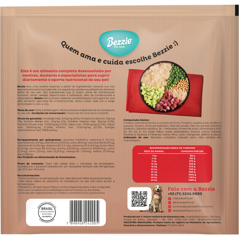 Bezzie Risoto Carne E Vegetal 250g
