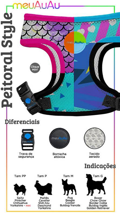 PEITORAL MEUAUAU ARMYBLUE