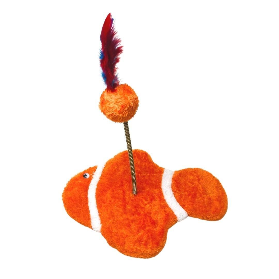 Arranhador peixe para gatos