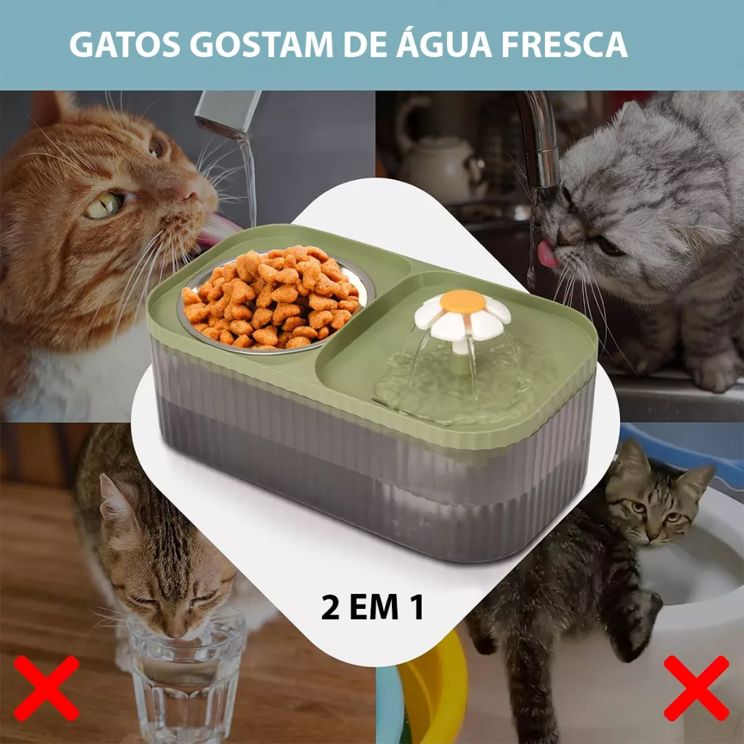 Fonte 2 em 1 Gatos