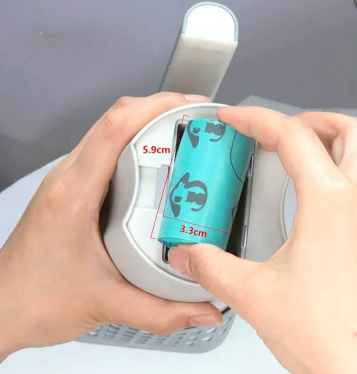 Pá Higiênica Para Cães e Gatos Com Saco Coletor