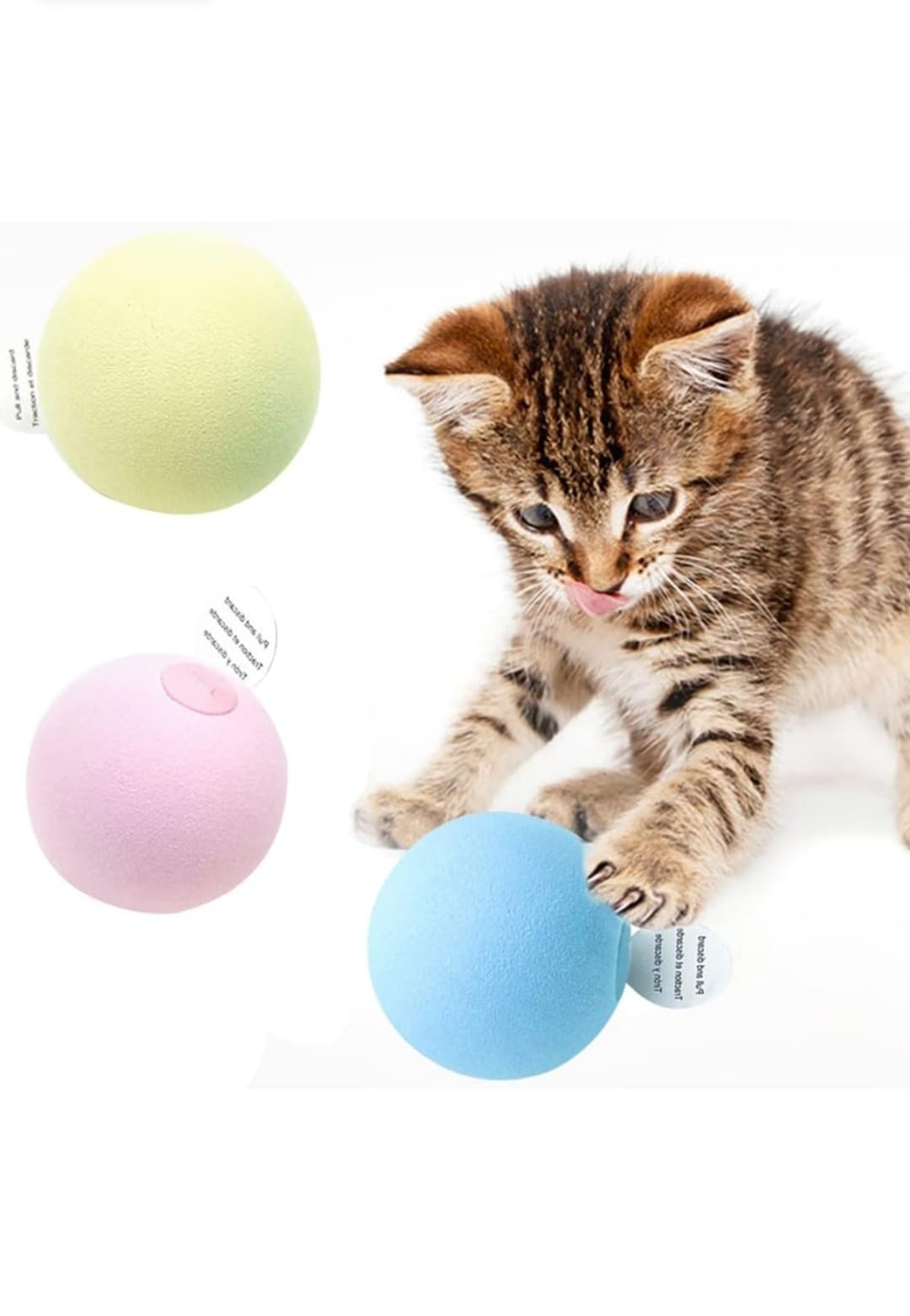 Bola EVA Para Gatos Com Som