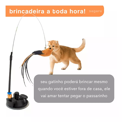 Varinha com Ventosa Pássaro Gatos
