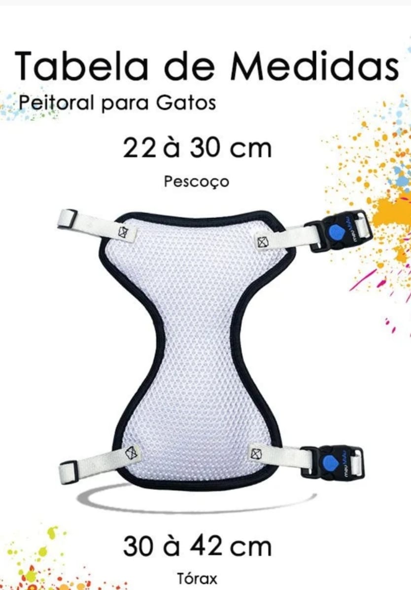 Peitoral Style Gato Garfield