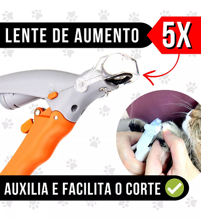 Alicate de Unha Com Luz e Lente