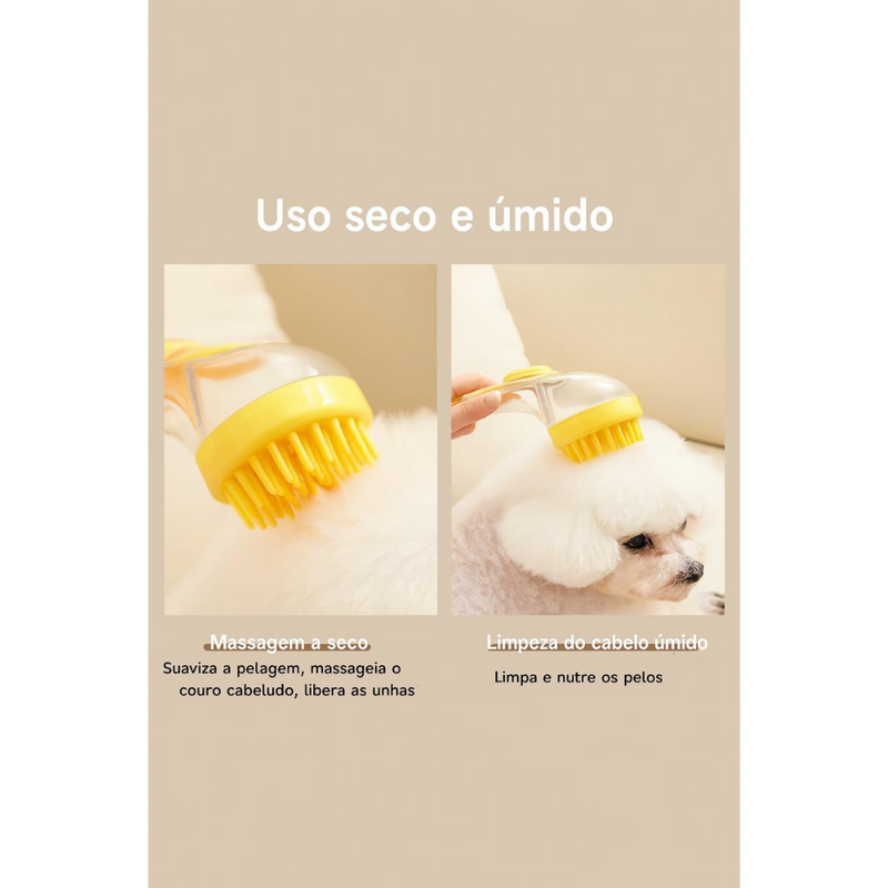 Escova Lava Pelos