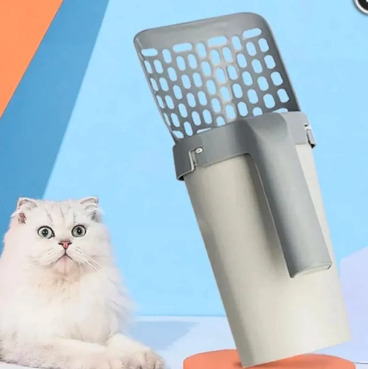 Pá Higiênica Para Cães e Gatos Com Saco Coletor