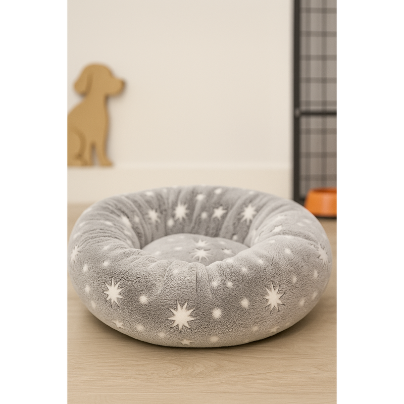 Cama Nuvem Estrela Cinza