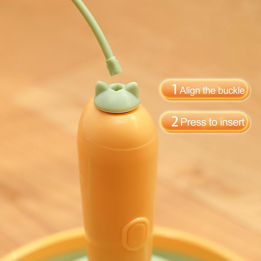 Brinquedo Automatico De Pena Para Gatos